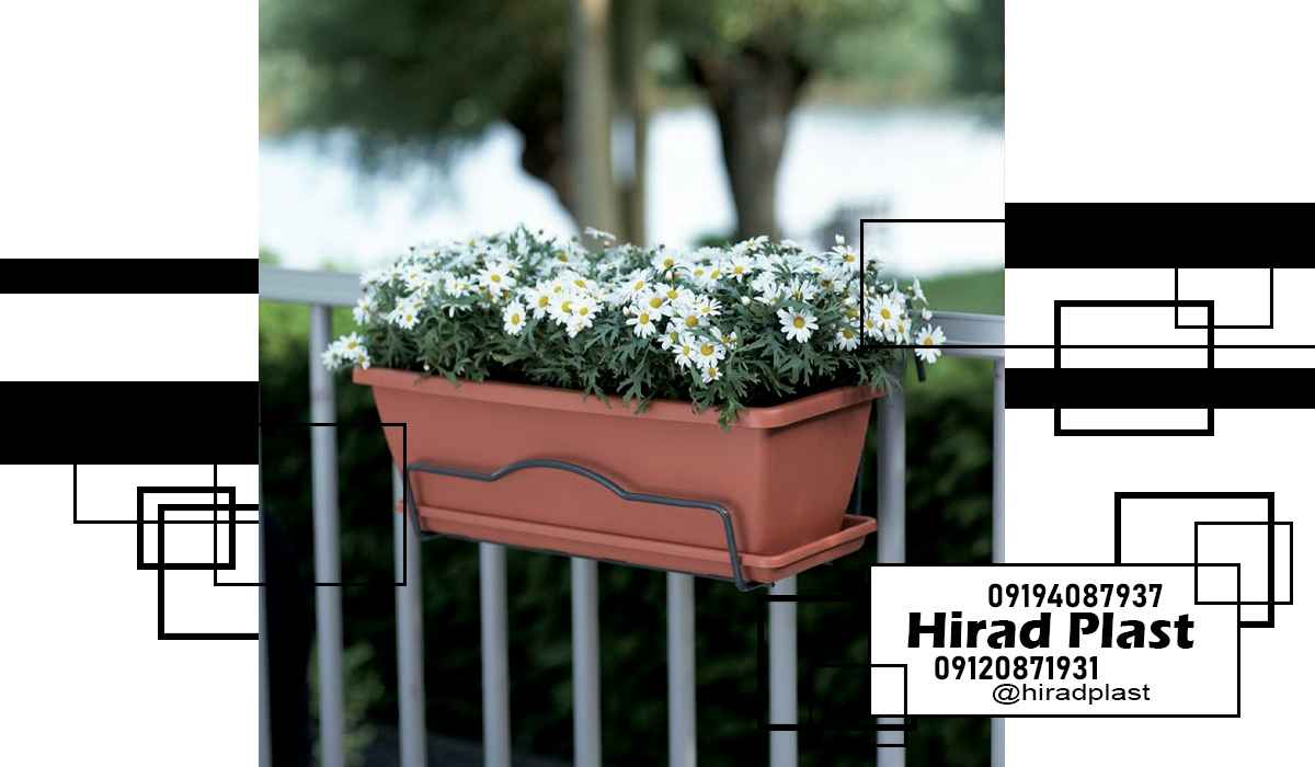 گلدان مستطیلی